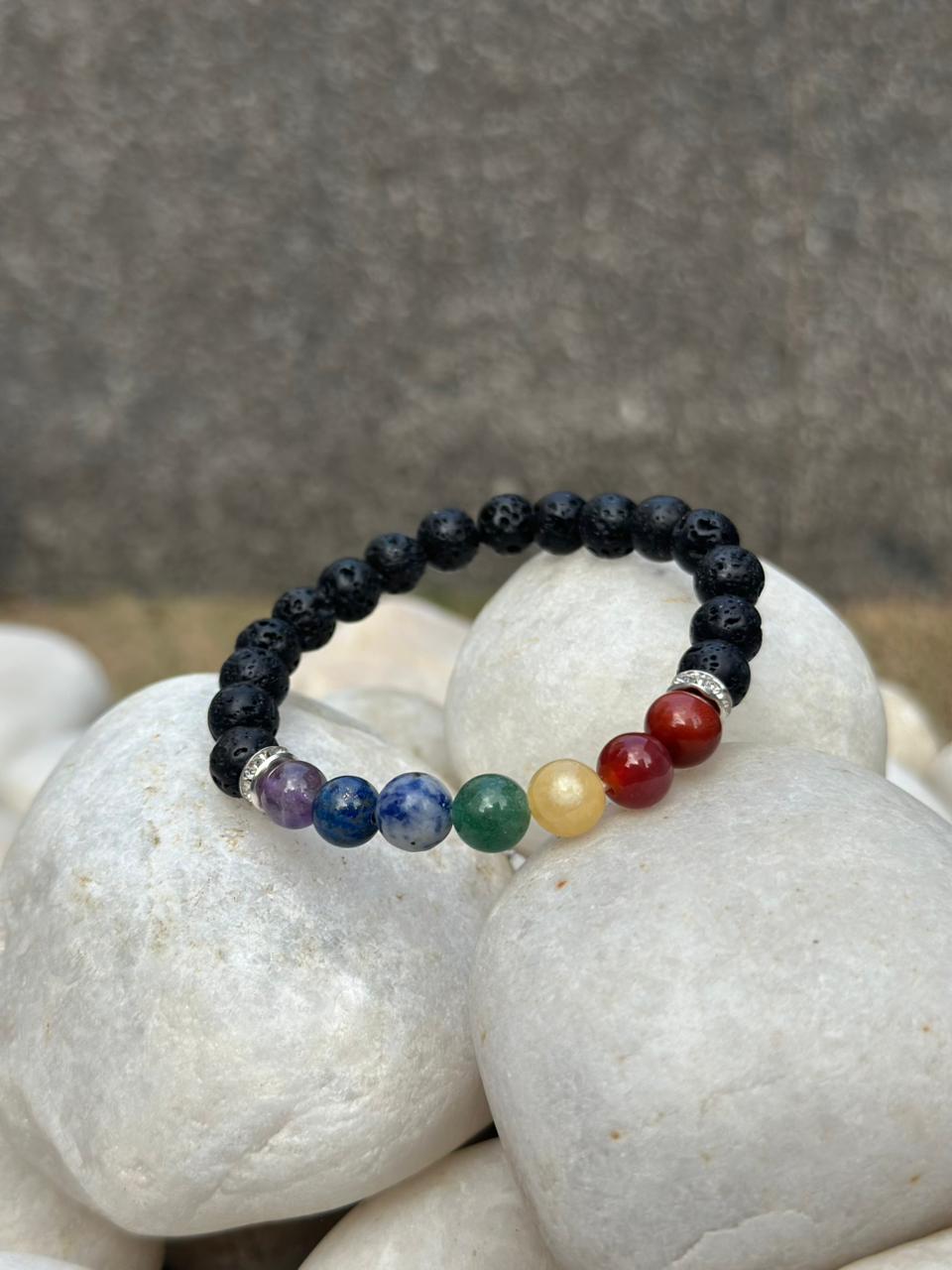 7 Chakra Stone Bracelet