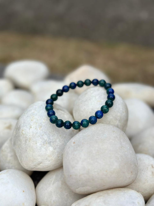 Azurite Malachite Stone Bracelet