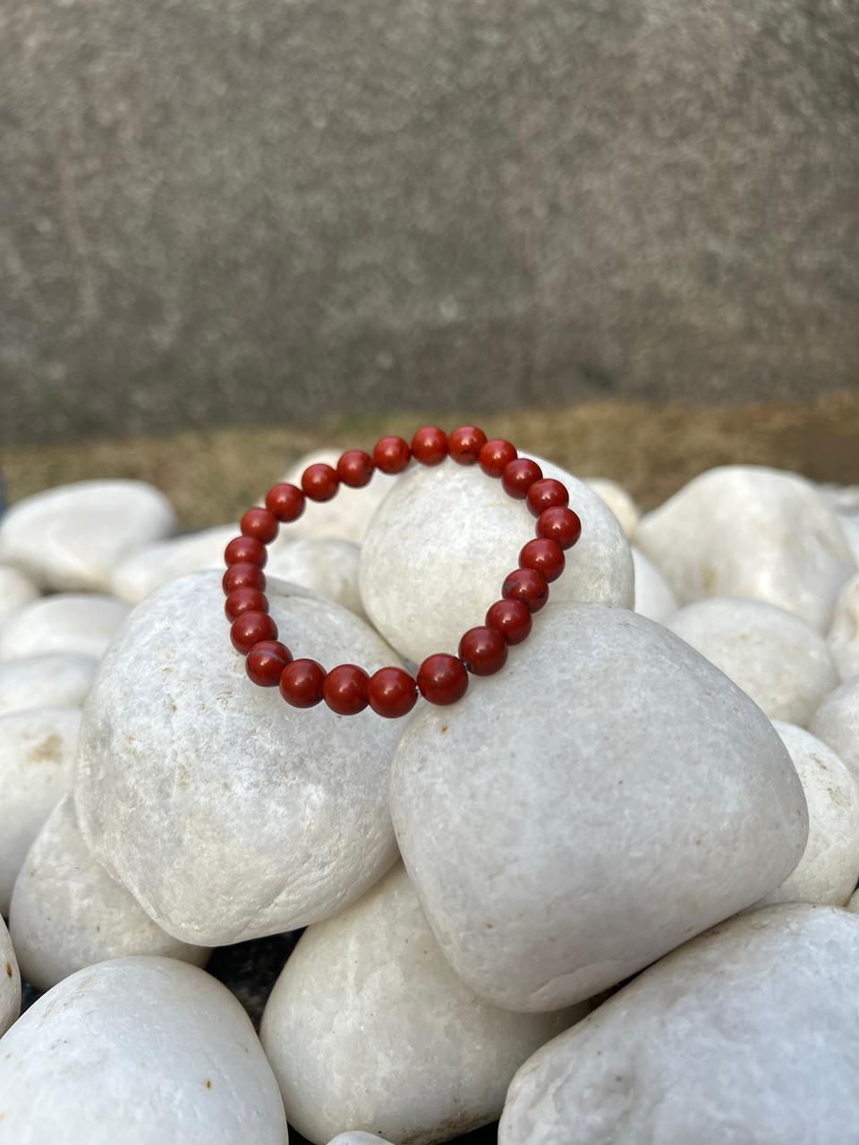 Red Jasper Stone Bracelet