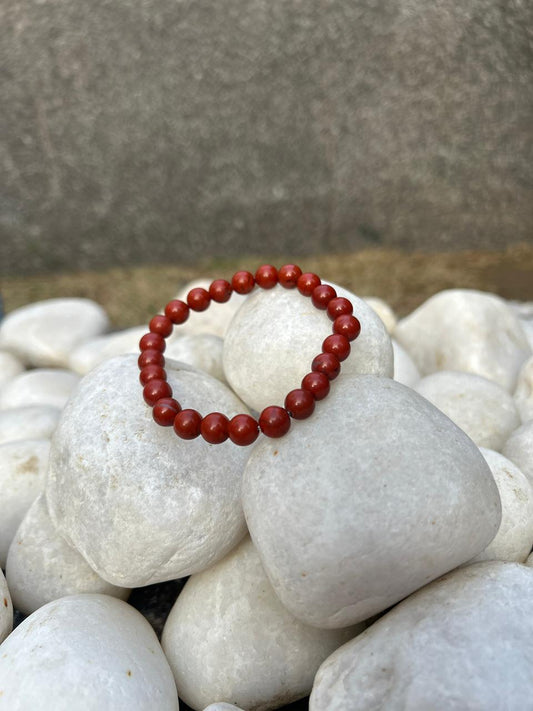 Red Jasper Stone Bracelet