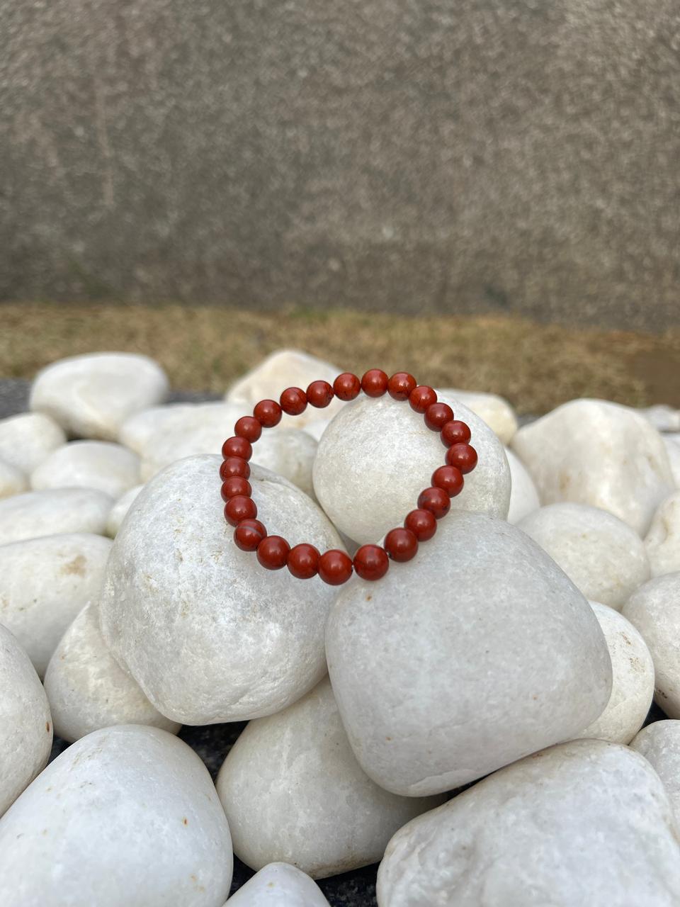 Red Jasper Stone Bracelet