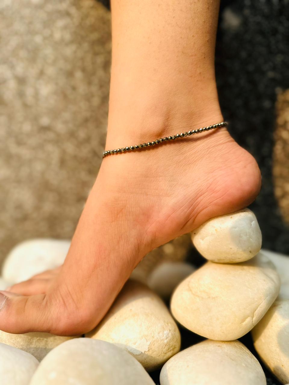 Pyrite Anklet