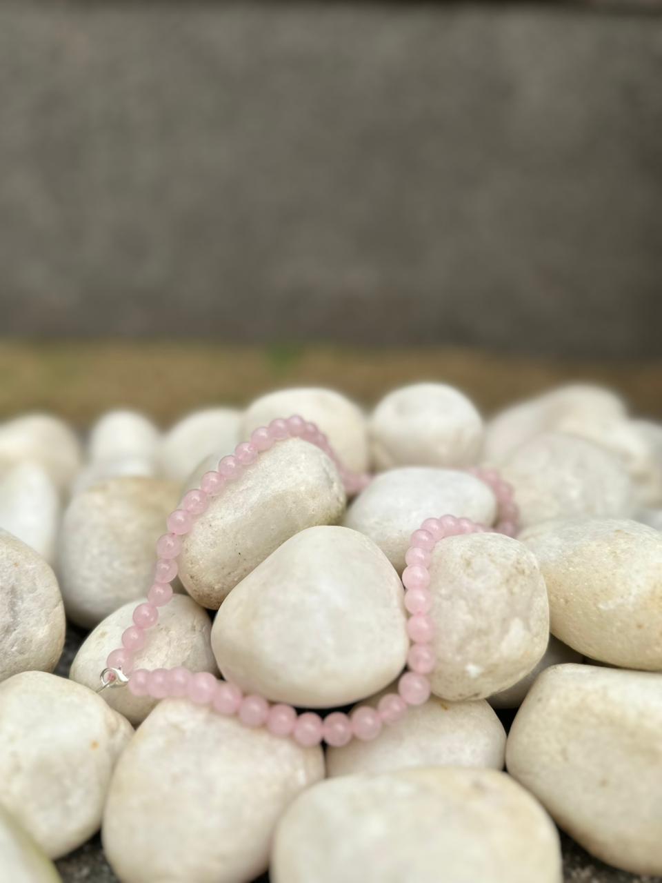Rose Quartz Stone Necklace